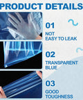 Product details of 100 Pack Disposable Blue Poly Lug Liners, 22.75 By 20 Inches, 3 Mil Thick, Food Grade, Leak Proof For Meat Processing