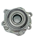 Top view of Front Wheel Bearing Hub Assembly for Nissan Rogue 2014-2023, Rogue Sport 2017-2022, and Qashqai 2017-2018 with 5 Lug and ABS