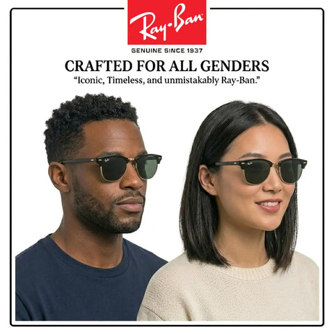 Square Shape Non-Polarized Sunglasses With G-15 Green Lens For Men And Women, modern edge frame, worn by two diverse models