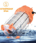 250W LED Work Light Super Bright Delivers 37500 Lumens High Bay Job Site Lighting With 5000K Daylight Portable Hook Linkable Design Durable Waterproof IP64