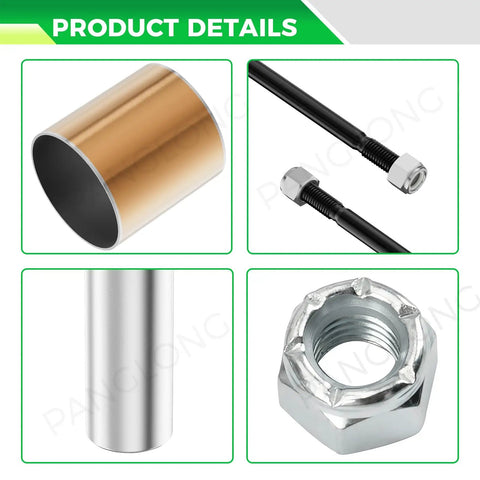 EZGO Spindle King Pin Tube Bushing Repair Kit With Copper Sleeve For 1994 To 2001.5 DCS Gas And Electric Golf Carts, parts detail