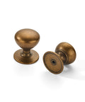 10 Pack Antique Brass Cabinet Knobs And Heavy Duty Bifold Closet Door Handles Top Shelf Drawer Hardware built tough as nails, round knobs.