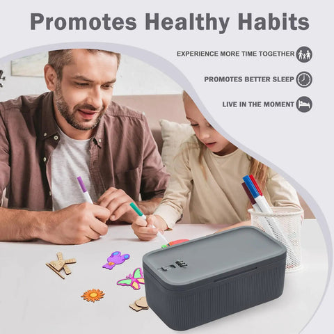 Compact Combination Lock Box That Keeps Your Phone, Medicine, Snacks, And Personal Items Safe At Home Or On The Go With An Easy Code