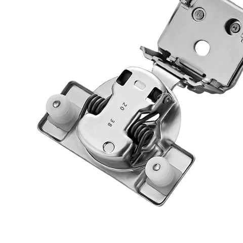 50 Pack 25 Pairs Soft Close Overlay Hidden Kitchen Cabinet Hinges Satin Nickel Stainless Steel Self Closing 35mm Cup 105 Degree Opening 3 Way Adjustable