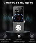 Three Loop Guitar Looper Pedal With 18 Minute Recording Time, Sync And Tuner Features, And 9 Volt 0.6 Amp Power Supply on display