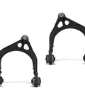Complete Front Rear Upper Lower 20 Piece Suspension Control Arm Kit With Heavy Duty Bushings Heat Treated Ball Joints Dodge Charger Rwd Busted Suspension Fix 2005 Through 2010, black control arms with ball joints.