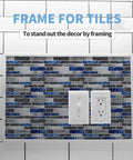 Peel And Stick 10 Feet Flexible Vinyl Molding Trim For Tile Edges And Kitchen Backsplash Also Great For Mirror Frames White Finish Easy Cut To Fit Corners Heat And Water Resistant Durable And Simple Install framing mosaic tile section
