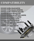 Front Wheel Bearing Hubs Assembly For 4x4 Trucks Six Lug ABS Ready Pair Fits Chevy Silverado 1500 Suburban Tahoe