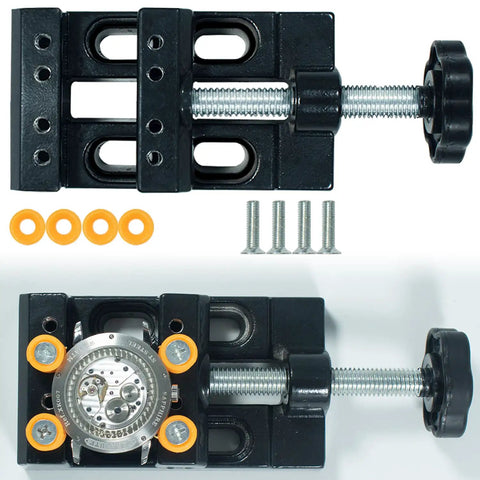 Adjustable Back Watch Case Opener And Holder Tool For Most Watches Pro Grade Watchmaker Gear In Metal And Plastic