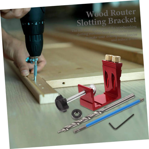 Pocket Hole Jig For Woodworking With Quick Clamp And Drilling Locator Guide Rail, tools and clamps in carpentry use