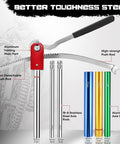 All In One Dirt Bike Tire Changing Tool Kit For Motocross And Enduro, 16 To 21 Inch Wheels, detailed parts layout