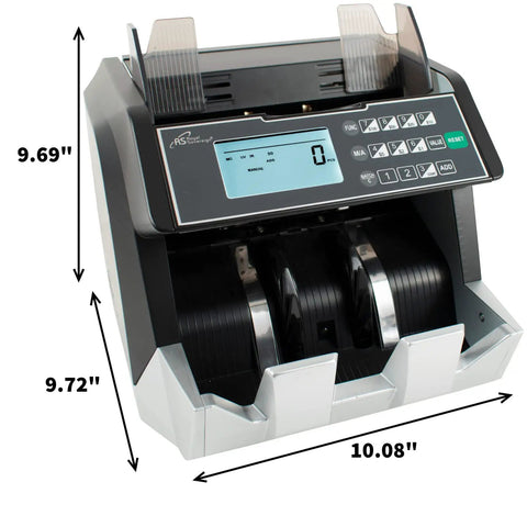 USD Money Counter With Add And Batch Modes For Quick Value Counting And UV, Magnetic, And Infrared Counterfeit Detection For Small Biz