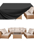 Outdoor Furniture Covers Waterproof Heavy Duty 420D Oxford Table Chair Sofa Desk Cover for All Weather Protection UV Resistant