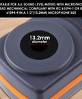 Pro Grade Battery Operated Sound Level Calibrator For Decibel Meters With Three Calibration Levels 13.2mm Cavity