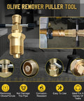 Olive Puller That Does Not Damage Your Pipe Easy To Use Ferrule Removal Tool With Corrosion Resistant Build Keeps Copper And Brass Lines Safe