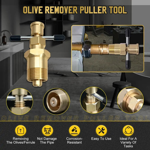 Olive Puller That Does Not Damage Your Pipe Easy To Use Ferrule Removal Tool With Corrosion Resistant Build Keeps Copper And Brass Lines Safe