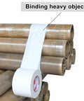 White Duct Tape 4 Inch Wide Industrial Grade 9 Mil Heavy Duty Tape 55 Yards Long Waterproof Strong And Flexible No Residue