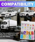 Hella Durable 120 Piece Blade Fuse Assortment Kit With Built In Tester And Heavy Duty Puller For Fast Auto Electrical Fixes universal vehicle compatibility.