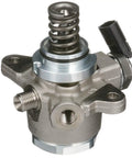 Frame Mounted Mechanical Fuel Pump With Included Gaskets For Rock Solid Engine Performance And Hella Reliable Under Hood Replacement Parts That Deliver Smooth Throttle Response For Everyday Drivers, detailed view showing fittings and spring.