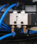 Long Brass Pneumatic Exhaust Muffler Silence for Solenoid Valves One Eighth Inch NPT installed in pneumatic system