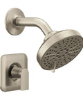Genta LX Go-To Modern Shower Trim Kit With Eco-Performance Pressure Balance, Includes Showerhead And Lever Handle, Brushed Nickel Finish