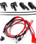 LED Lights Kit For RC Crawler Redcat Ascent 18 One Eighteen Scale With Front Spotlight And Taillights, wires and housing