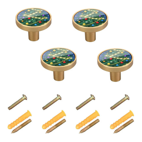 Four Pack Trippy Paint Drip Cabinet Knobs For Kitchen And Bathroom Zinc Alloy Drawer Pulls with screws for easy installation.