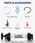 Parts and accessories for Cordless Gas Siphon Pump With Clear View Fuel Transfer 5 Second Tool Free Setup Upgraded Quick Connect Shark Bite