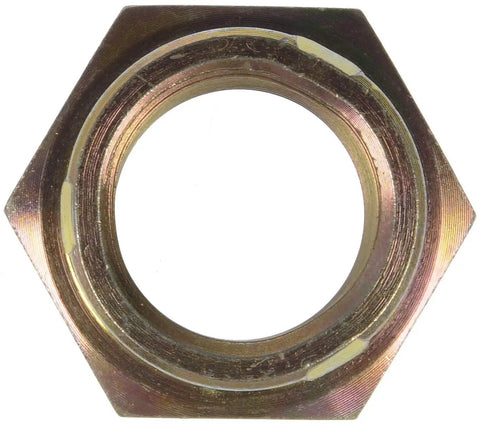 Drop-In Distorted Thread Spindle Nut M24-2.0 Hex 36mm for select vehicles, direct replacement, heavy-duty spindle nut front view