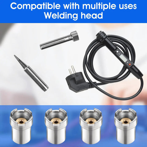 4 Piece 510 Thread Magnetic Adapter Kit Universal Threaded Screw Converter For Soldering Irons And Circuit Board Repairs