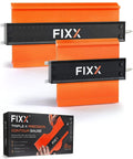 Extra Wide Contour Gauge Set With Triple Locking System For Accurate Copying, 10 Ft And 5 Ft Measuring Lengths In ABS And Aluminum Alloy