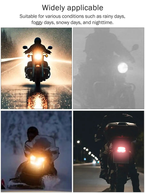 High Brightness 1200 Lumen LED Headlight For 12V To 80V Electric Bikes Tricycles And Motorcycles Waterproof Front Light For Ride Safe Night Rides And Easy Tricycle Conversion Lamp