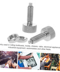 Rock Solid Stainless Steel Retractable Locking Plungers With Knurled Grips for precision assembly in toolbox upgrades.