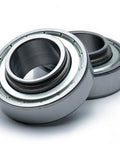 Built Tough Two Pack C3 Spindle Bearings straight view showing precision steel and synthetic grease for Bobcat Skid Steer Loader.