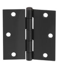 Pack Of 18 Satin Nickel Door Hinges 3.5 By 3.5 Inch Interior Square Hinges For Doors Cabinets And Drawers Brushed Nickel