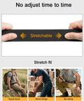 Mens Stretch Tactical Belt With 1.5 Inch Elastic Nylon Webbing And Flip Quick Release Buckle Highlighted for Flexibility