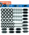 City Car Wheels Tires And Axles Kit Set For Vehicles And Trucks Dope Compatibility With Major Brand Parts Classic Pieces