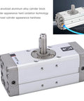 Aluminum Alloy Pneumatic Rotary Actuator With Rack Pinion Pendular Design Double Sealing Rack Type Swing Air Cylinder Built Tough