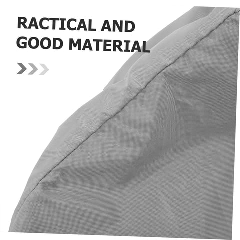 Heavy Duty Water Table Cover For Sand And Water Tables Weatherproof Dust Prevention For Garden Backyard And Patio close-up grey fabric