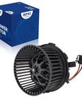 Heavy Duty Front Heater Motor AC Blower Assembly With Fan Cage For Audi A4 A5 Q5 S4 S5 Quattro 2008 2016 shown with packaging.