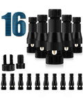 Fastlock Outdoor Low Voltage Landscape Light Connectors 16 Pack for easy no sweat quick install twist style connectors