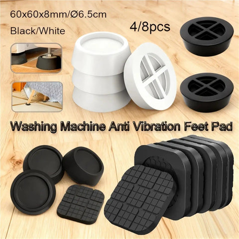 Anti Vibration Feet Pads For Washing Machines Refrigerators And Dryers No Slip Shock Absorber Floor Pads 4 Pack