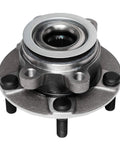 Front view of Front Wheel Bearing And Hub Assembly For Nissan Rogue And Sentra 2008 To 2013 Rogue Select 2014 To 2015 2.5L 4 Cylinder With ABS 5 Lug Premium Replacement For A Smooth Quiet Reliable Ride