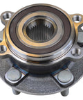 Front view of the Front Wheel Bearing And Hub Assembly Kit For 6 And CX5 2013 2014 2015 2016 2017 Direct Fit Replacement