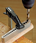 Universal V-Drill Guide For Perpendicular Hole Drilling On Flat Round And Square Materials, Built For Pro Grade Precision