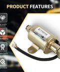 Go To Electric Fuel Pump With 149-2314-01 Fuel Filter Kit For 5500 5.5KW Gas Generators Onan Marquis Gold RV QG EVAP Models