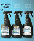 Hella Tough Water Based Concrete Sealer Spray For Patios And Masonry Quick Dry Stain Resistant Outdoor Coating 17 oz bottles