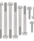 Top Shelf Dacromet Coated Alternator And Power Steering Bracket Bolts Kit Truck Grade Hardware That Handles The Daily Grind Slick Fit For GM LS Engines Fits Silverado Sierra 1500 Every Time featuring various sizes of premium bolts.