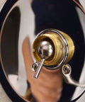 Close-up of a single handle faucet with 11 Piece Delta Faucet Repair Kit with 212 SS Ball installed in a bathroom setting.