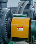 PVC Mechanical Safety Warning Stickers Set 10pcs High Visibility Danger Decals on machinery electrical panel